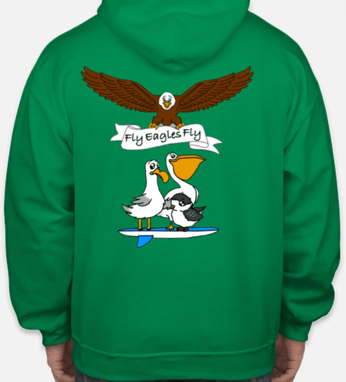 Go Birds Kelly Green Hoodie