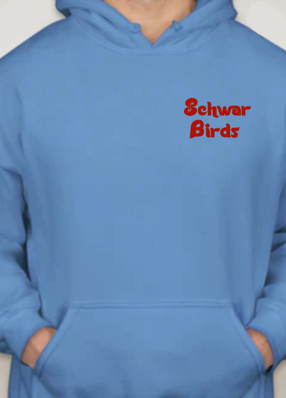 SchwarBirds “Sunday” Blue Hoodie