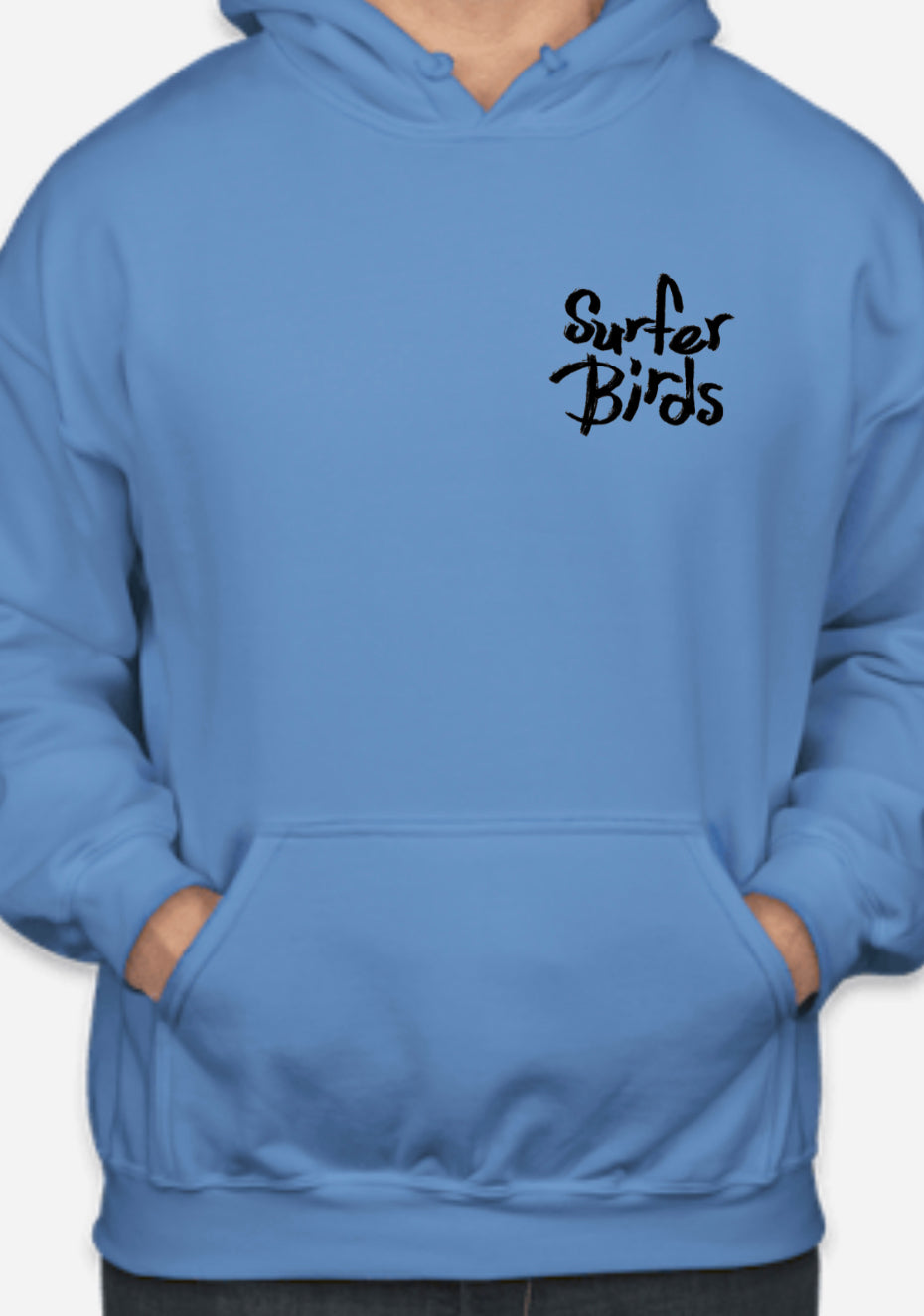 Surfer Birds Beach Hoodie