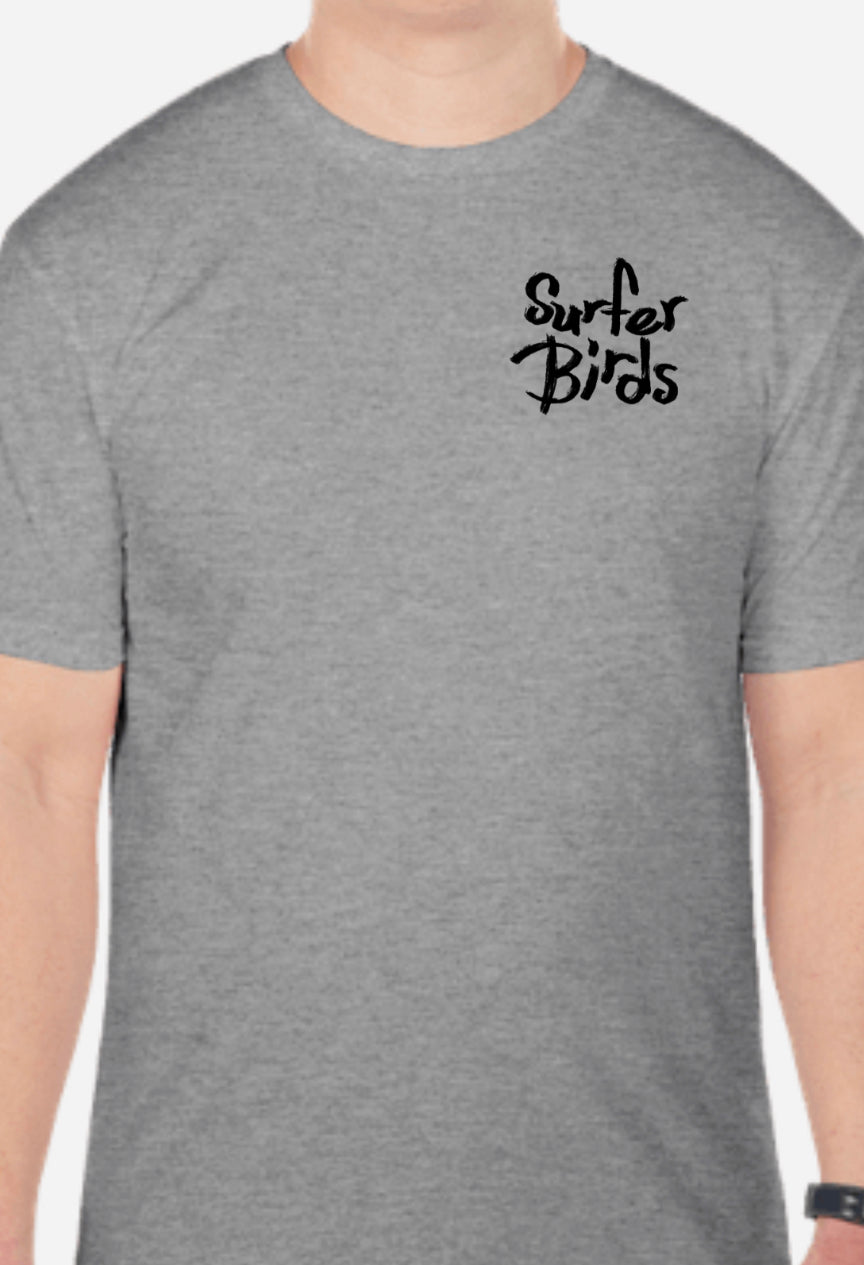 Surfer Birds Softstyle Beach T-Shirt