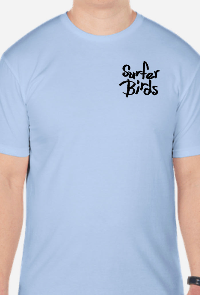 Surfer Birds Softstyle Beach T-Shirt