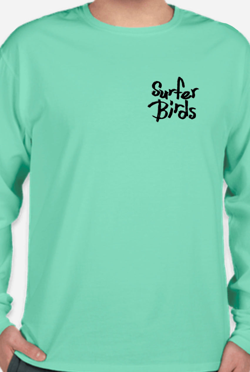 Surfer Birds Softstyle Long Sleeve Shirt