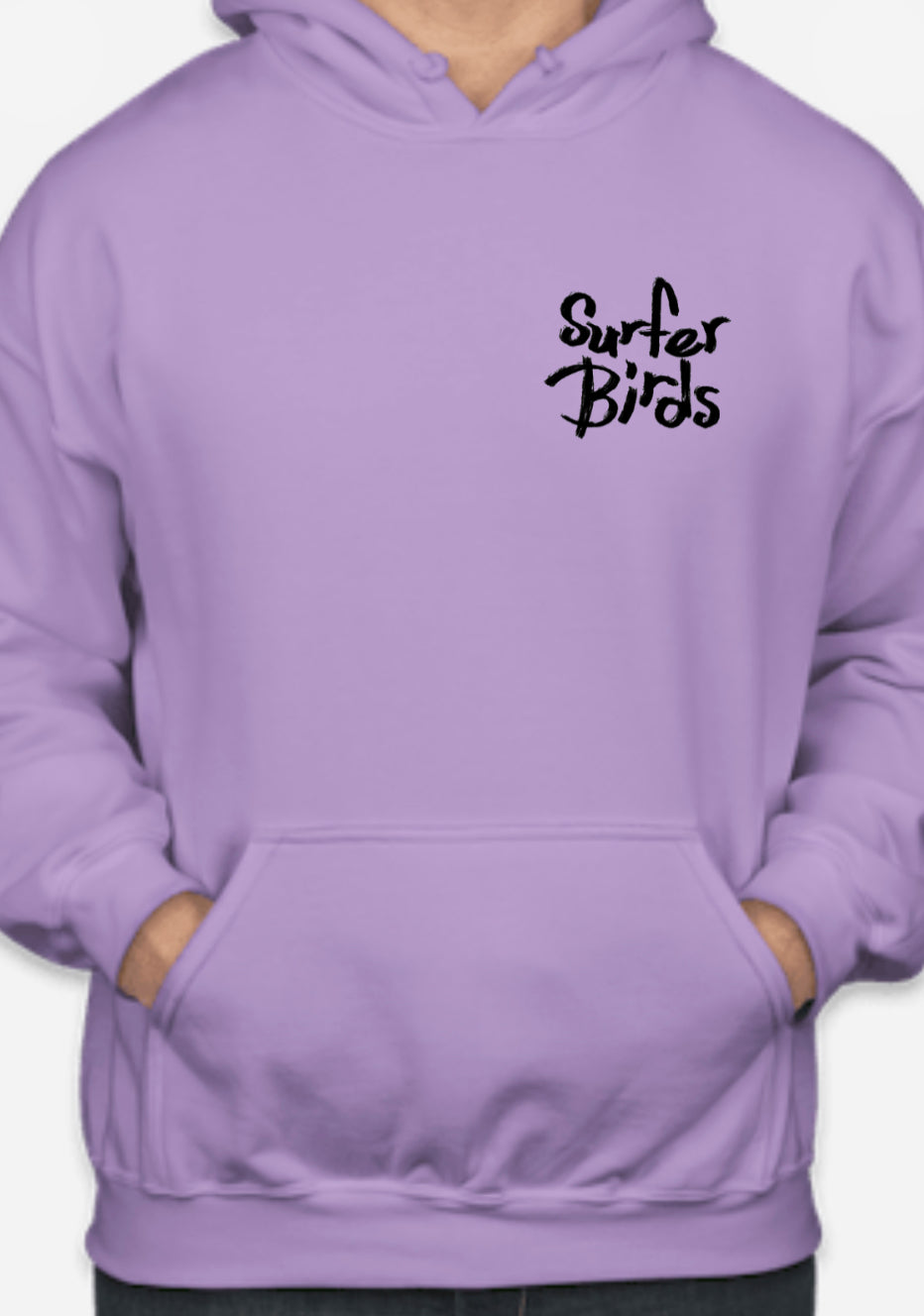 Surfer Birds Beach Hoodie