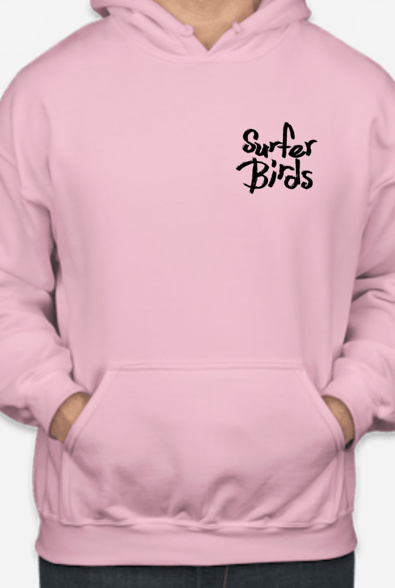 Surfer Birds Beach Hoodie