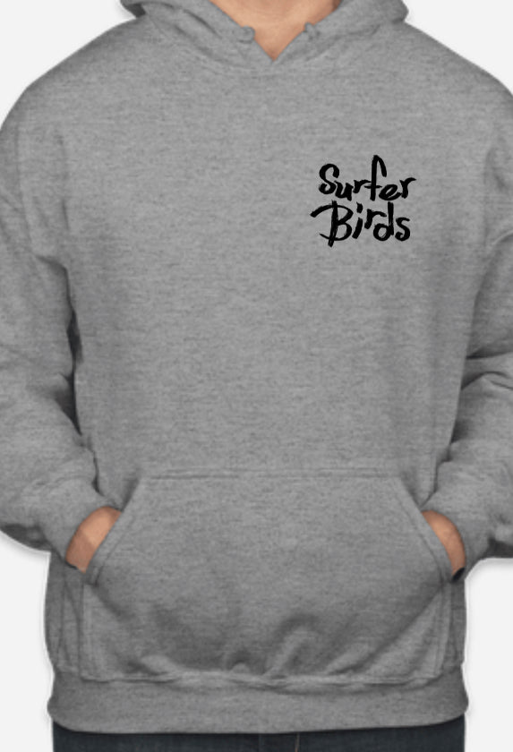 Surfer Birds Beach Hoodie